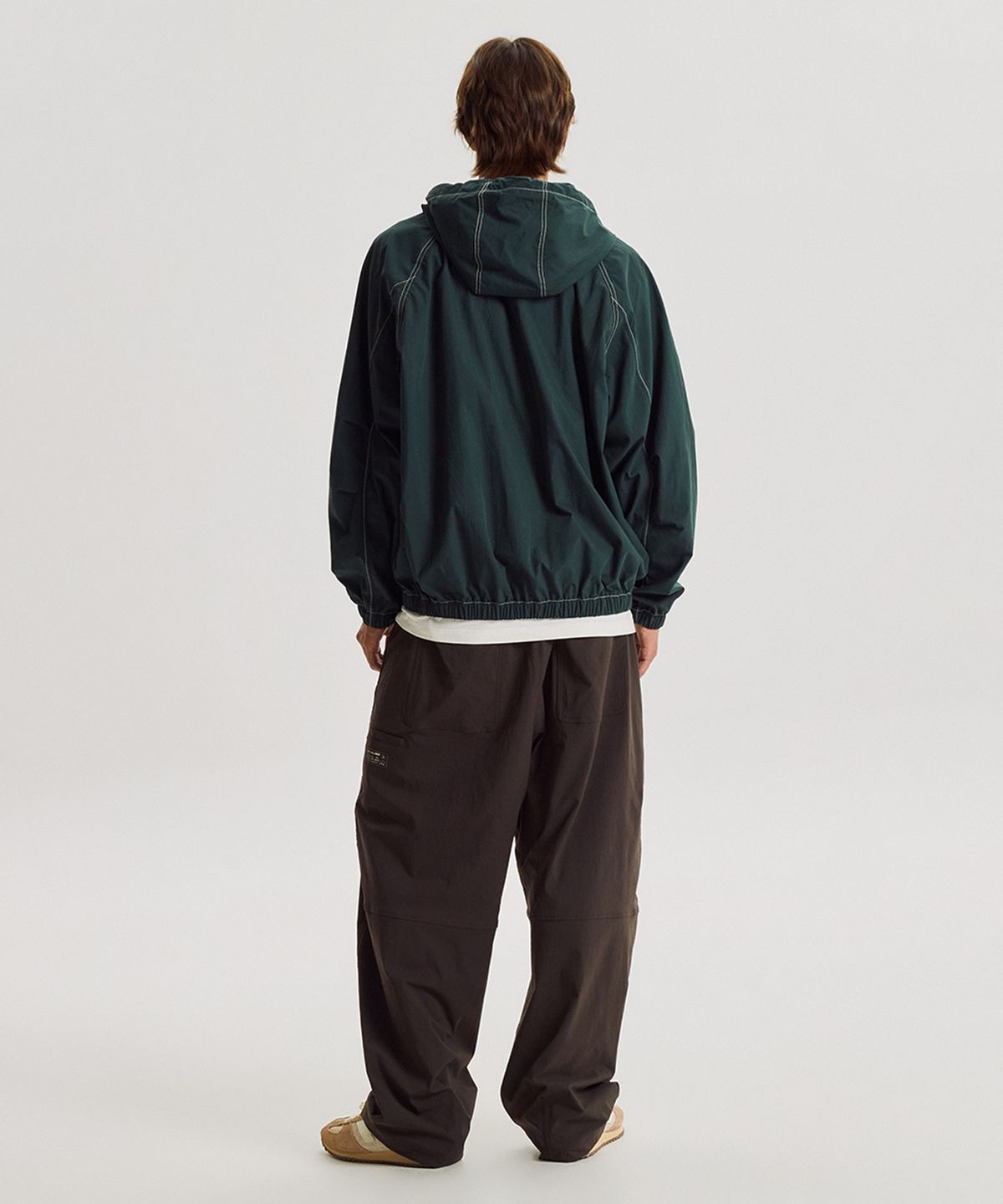 뉴발란스(NEW BALANCE) NBNTG31853 / UNI 모닝레이브 우븐 와이드 커브드 팬츠 (BROWN)