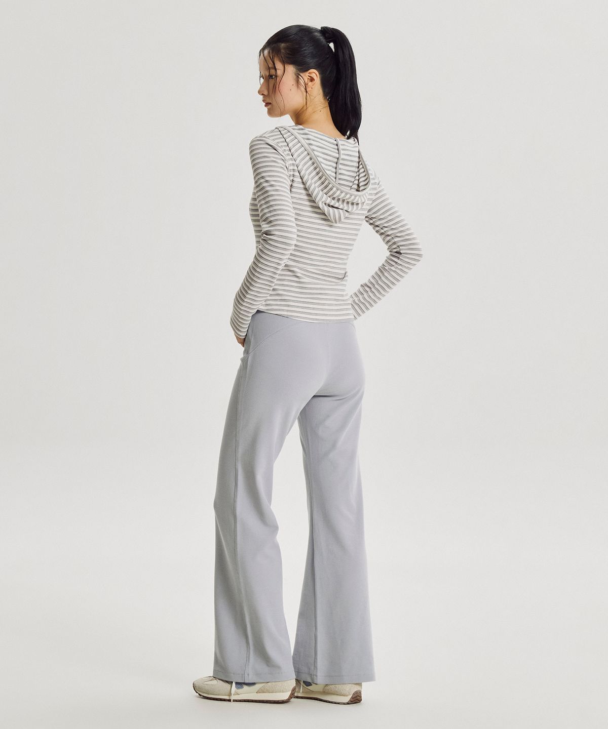 뉴발란스(NEW BALANCE) NBNDG3W812 / WOMEN AIRY 와플 후드 긴팔티 (R/BLUE)