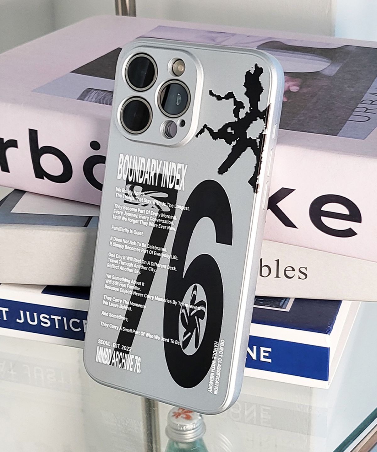 메모리즈바운더리(MEMORIESBOUNDARY) BOUNDARY INDEX Phone Case 076 (SV_ShadowBlack)