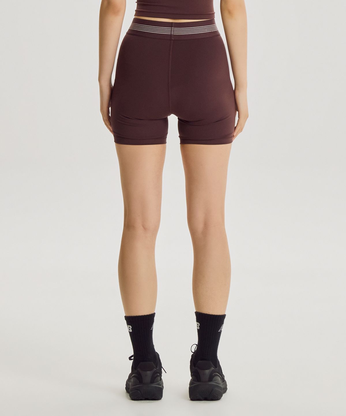 뉴발란스(NEW BALANCE) NBNSG3V812 / WOMEN AC 5인치 레깅스 (BURGUNDY)