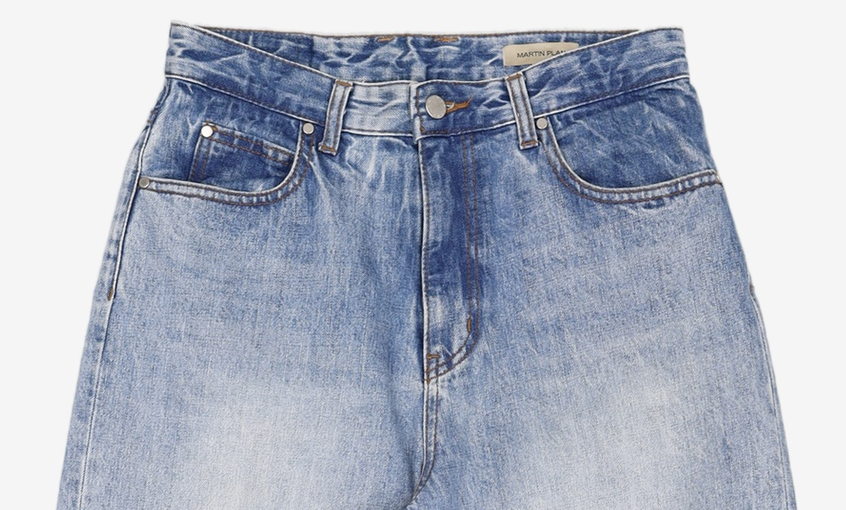 마틴플랜(MARTIN PLAN) Billowy Gradation Denim - L/BLUE M