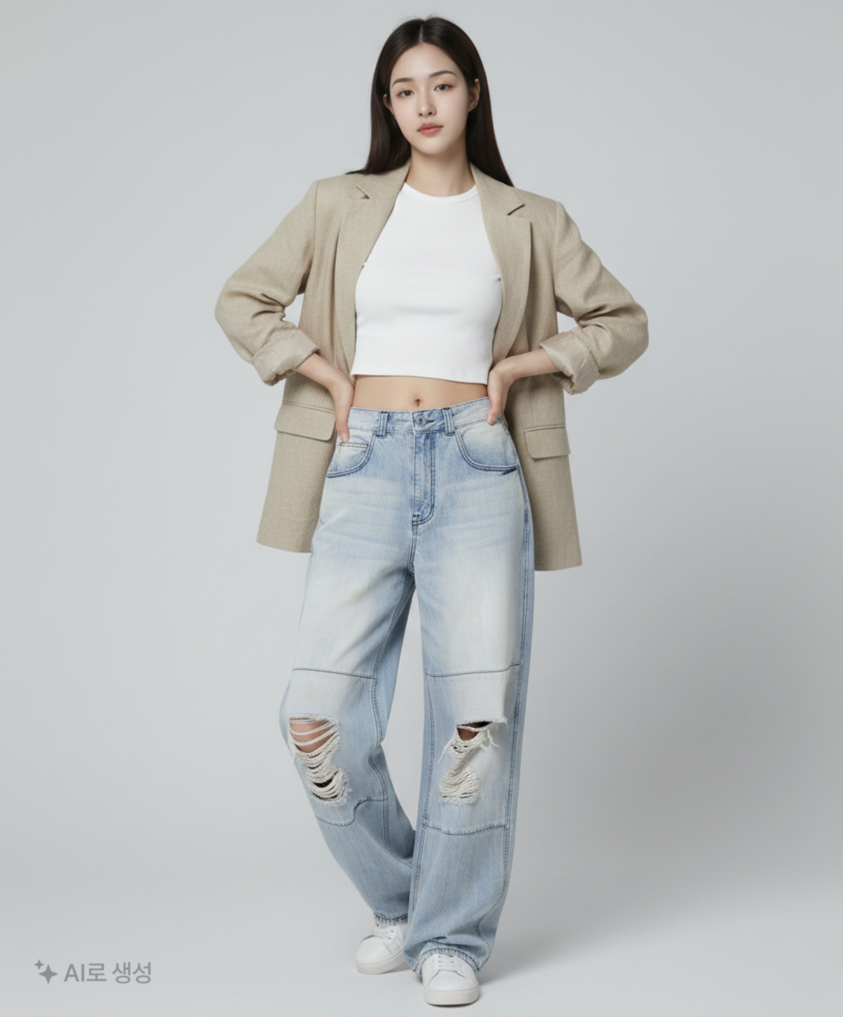노운(NOUN) 청/데님 팬츠 S