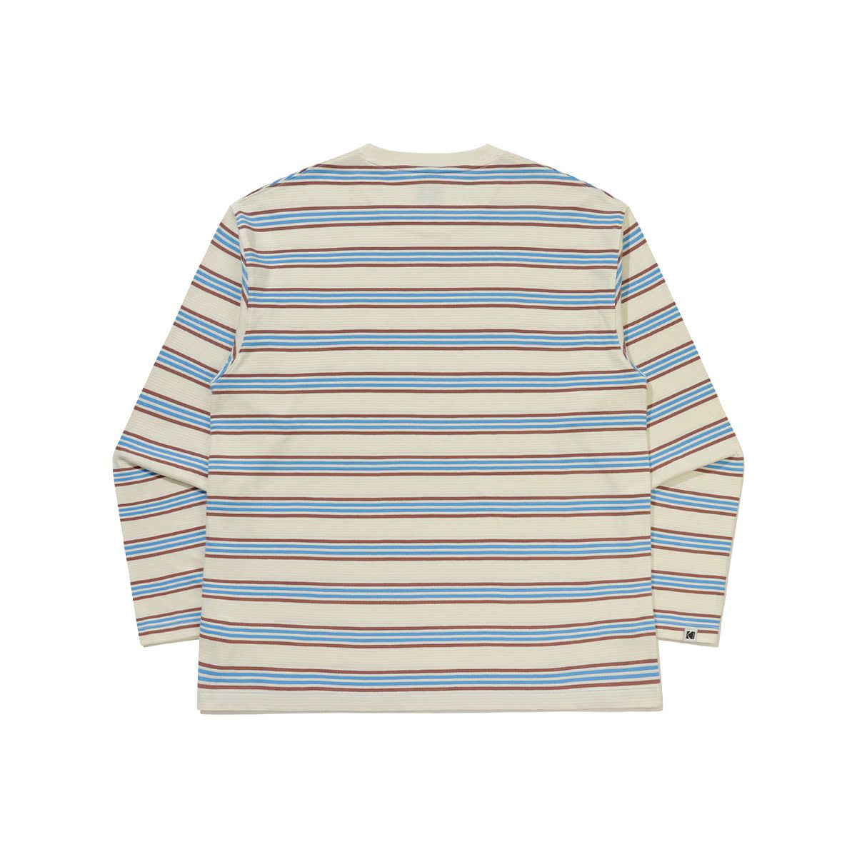 코닥(KODAK) 스트라이프 긴팔 티셔츠 IVORY