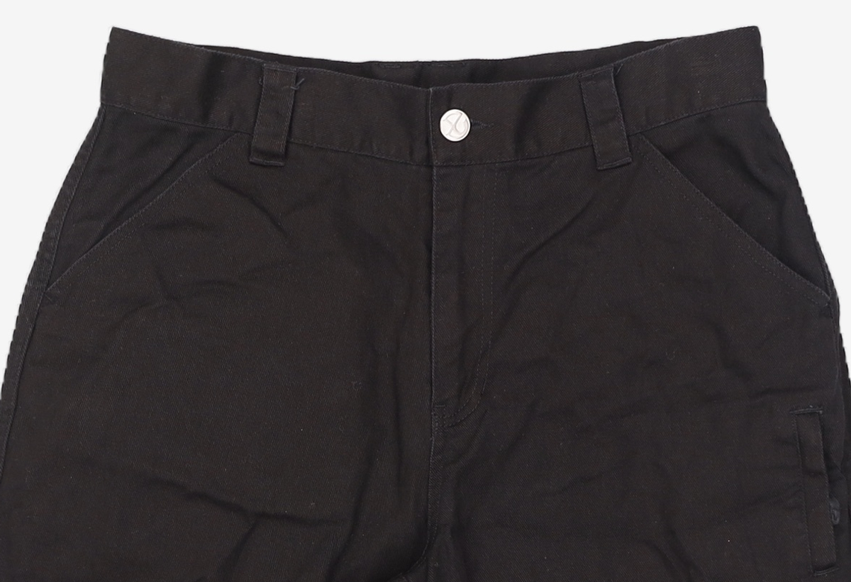 노매뉴얼(NOMANUAL) KNEE DARTS WORK SHORTS - BLACK L