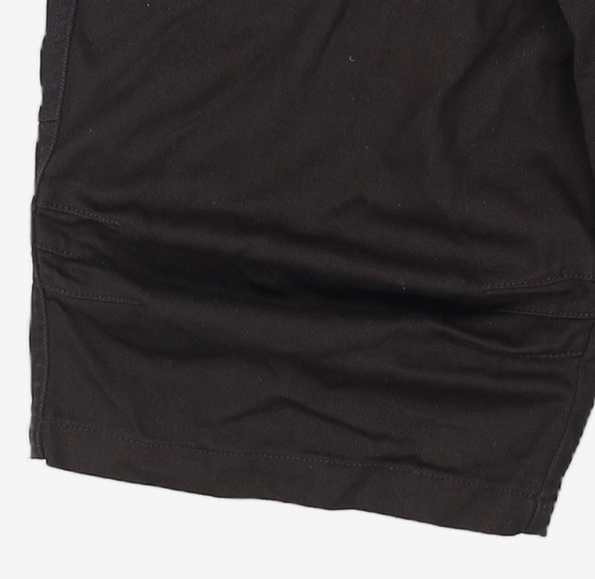 노매뉴얼(NOMANUAL) KNEE DARTS WORK SHORTS - BLACK L