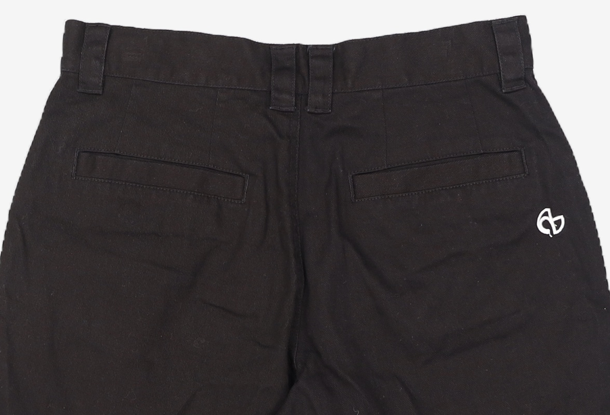 노매뉴얼(NOMANUAL) KNEE DARTS WORK SHORTS - BLACK L