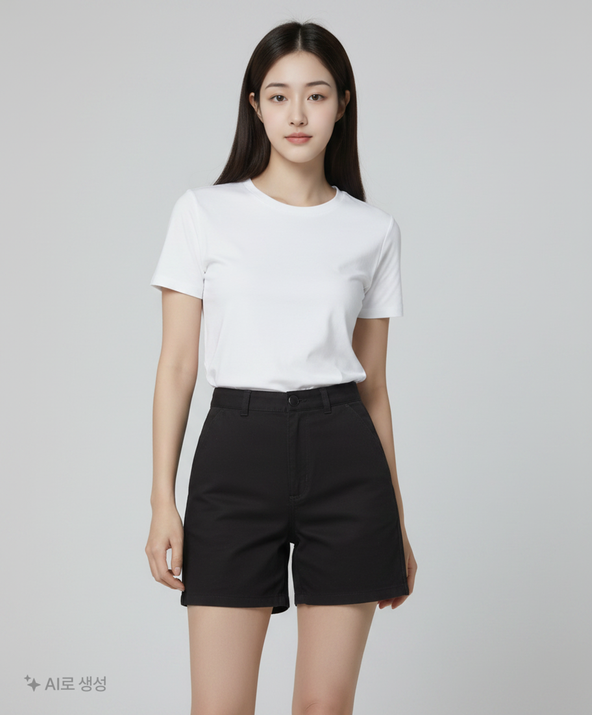노매뉴얼(NOMANUAL) KNEE DARTS WORK SHORTS - BLACK L