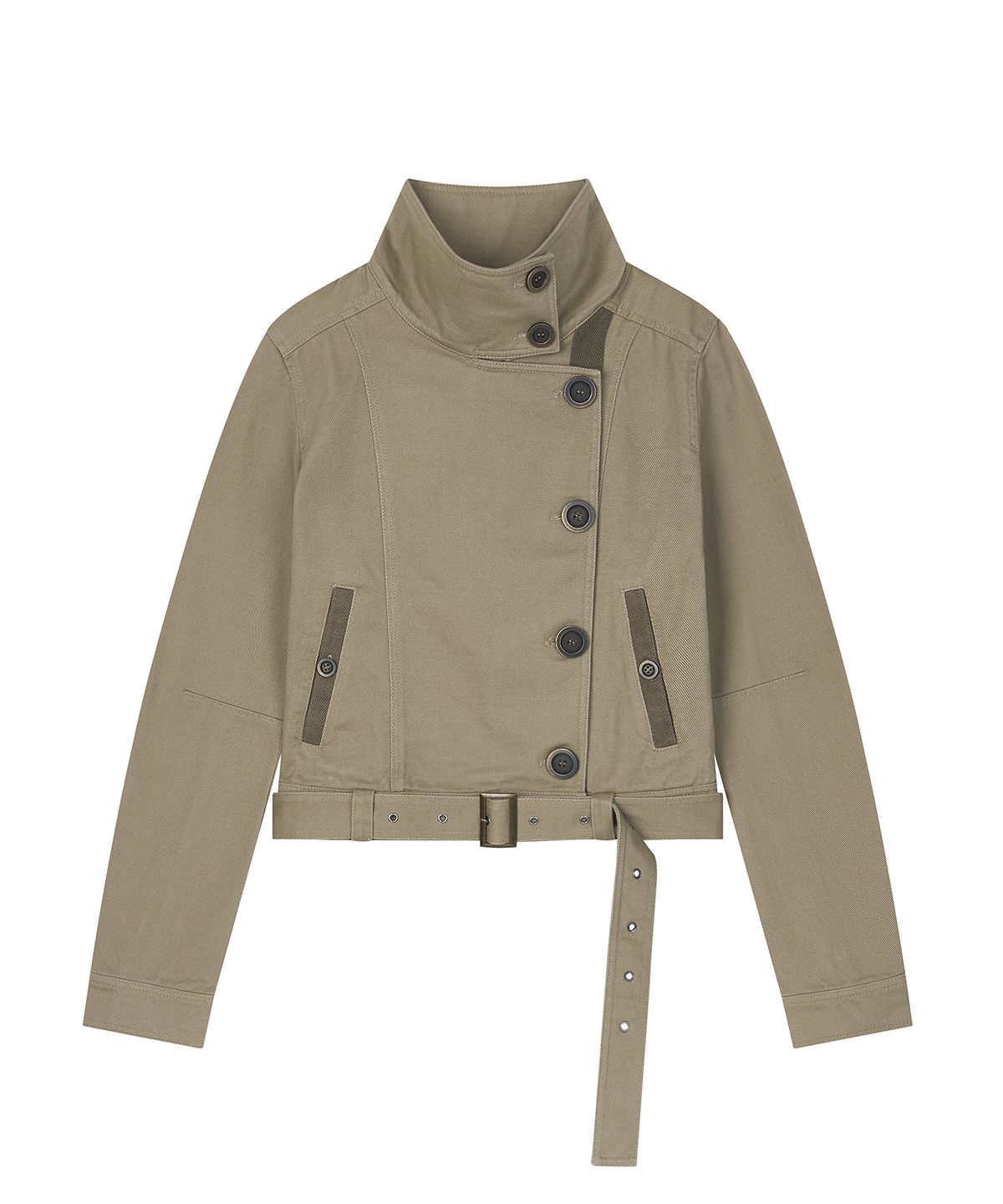 샌드릭(SANDRIC) Slimfit cotton Jacket_Beige