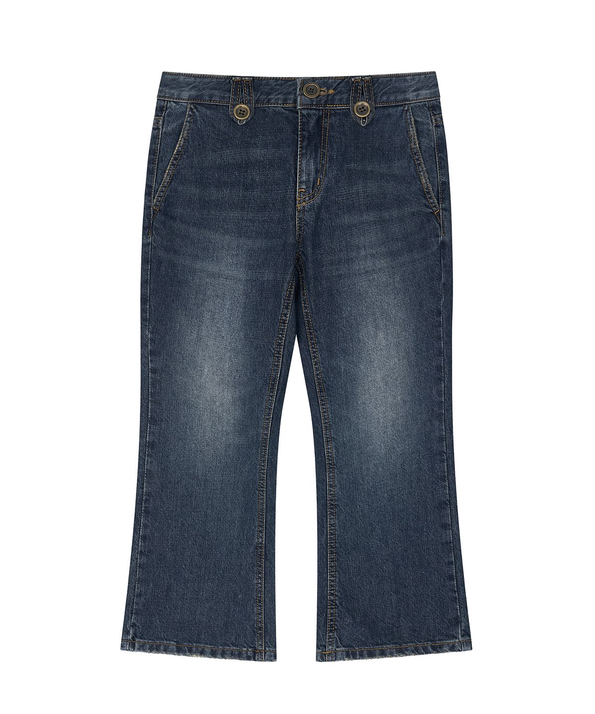 샌드릭(SANDRIC) Cropped Flare Denim_Blue