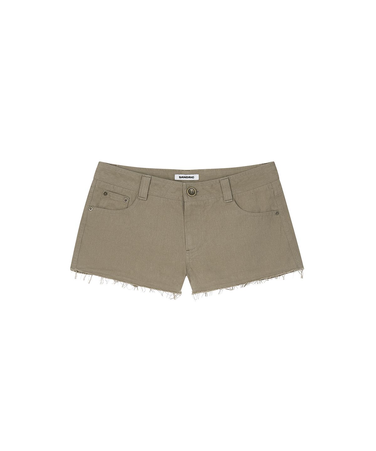 샌드릭(SANDRIC) Distressed Short Pants_Beige