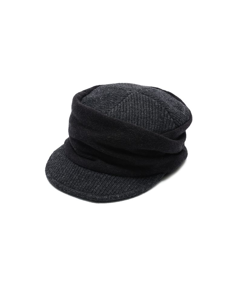 Knit Sailor Cap_Charcoal