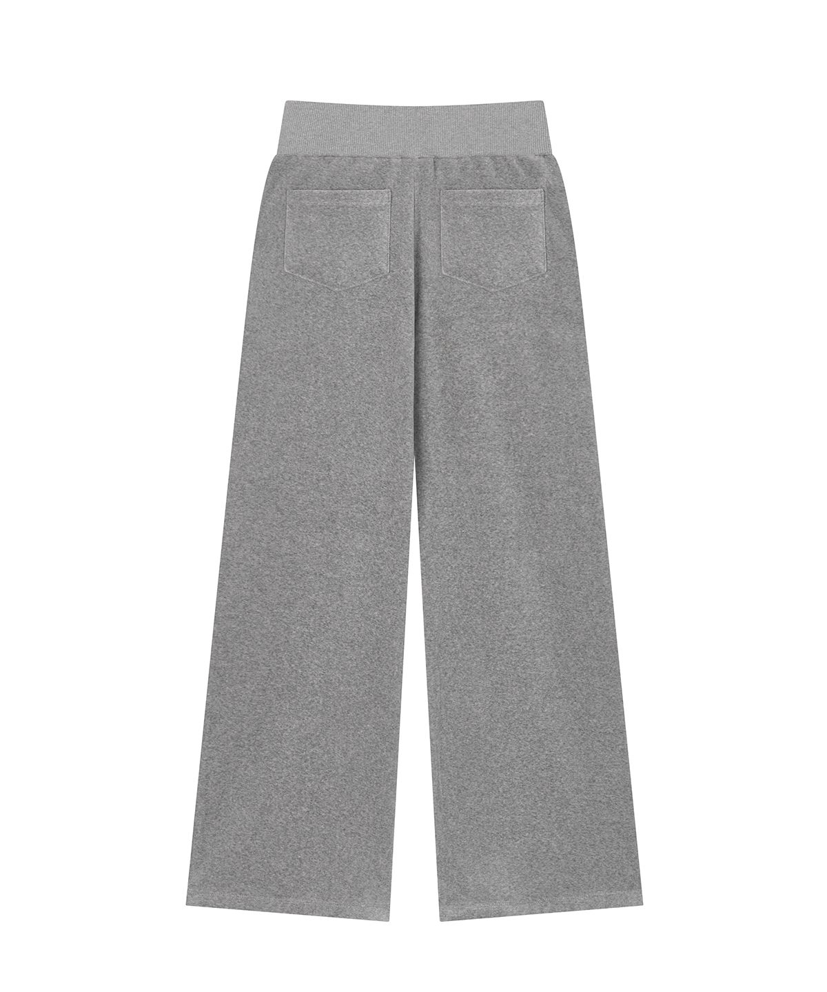 샌드릭(SANDRIC) Velvet Track pants_Melange Grey