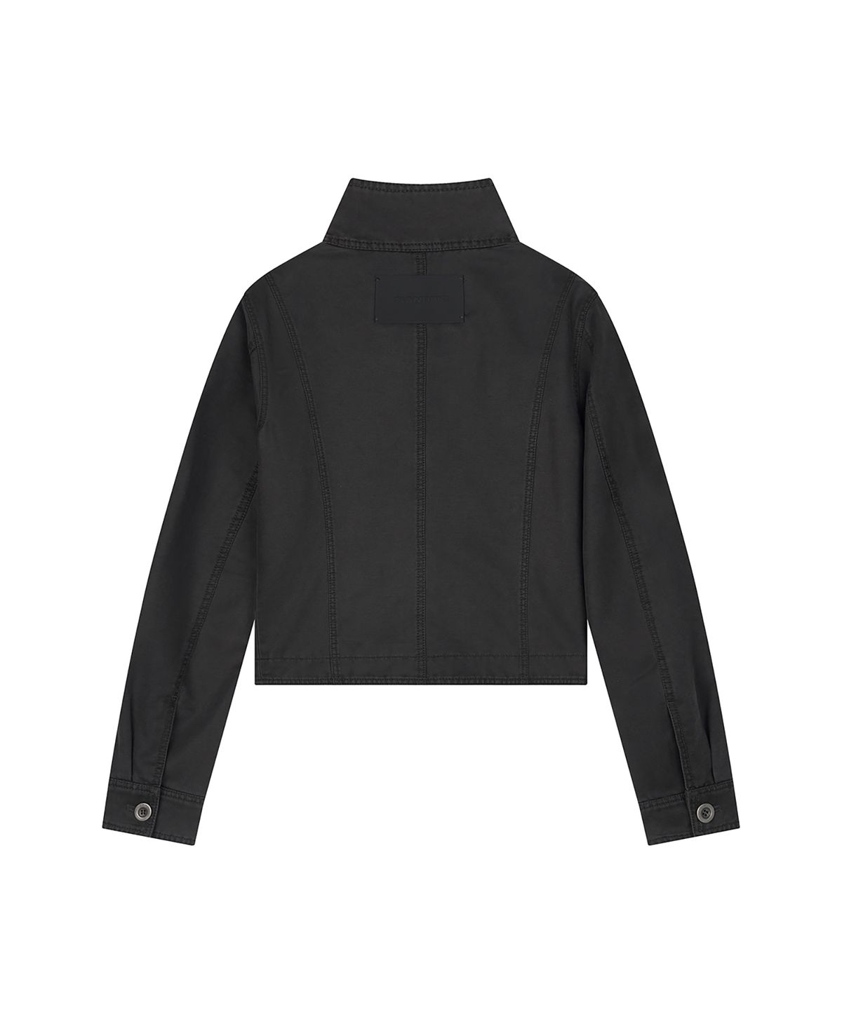 샌드릭(SANDRIC) LINE.02 button leather jacket_washed charcoal