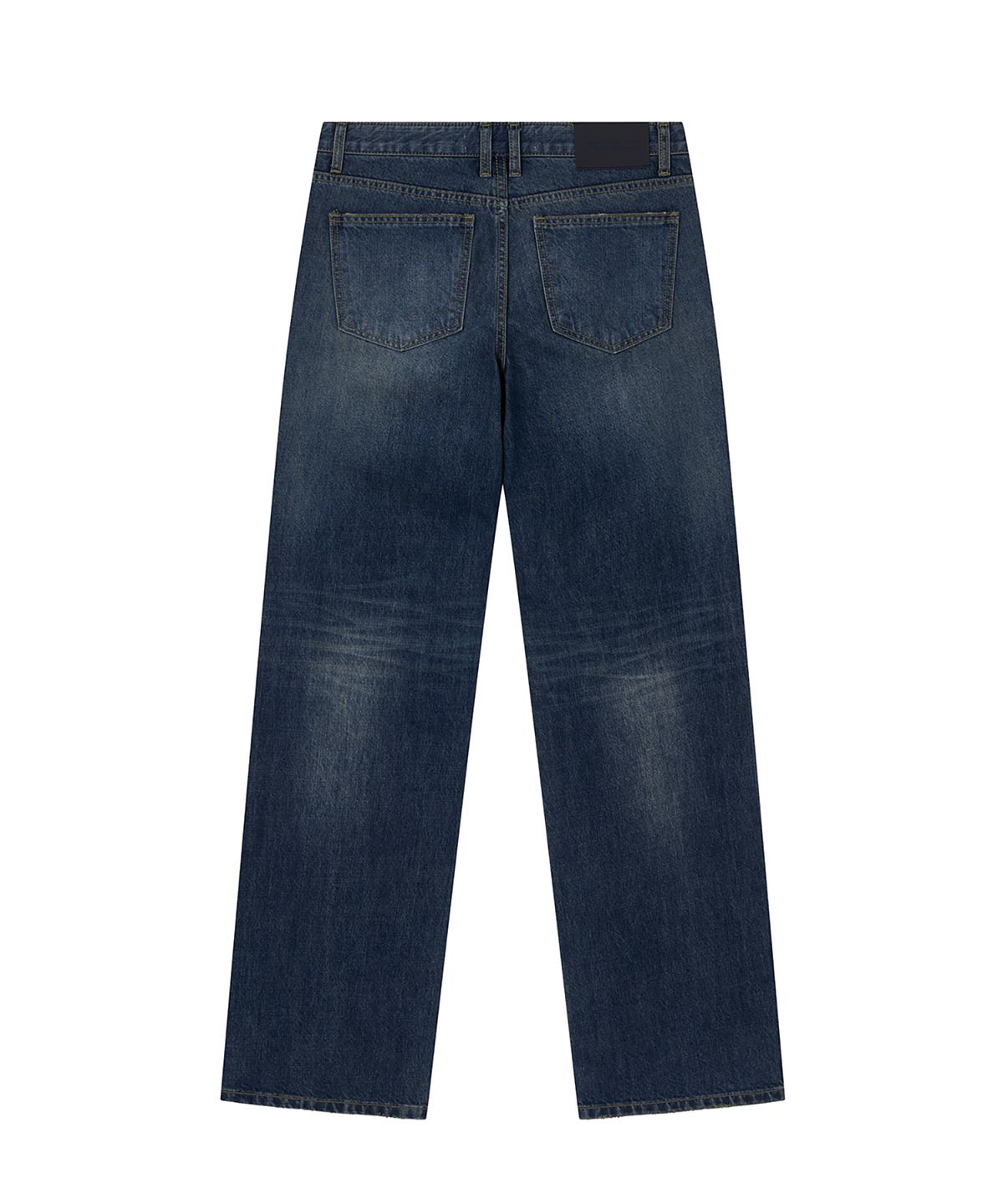 샌드릭(SANDRIC) LINE.02 basic straight denim_mid blue
