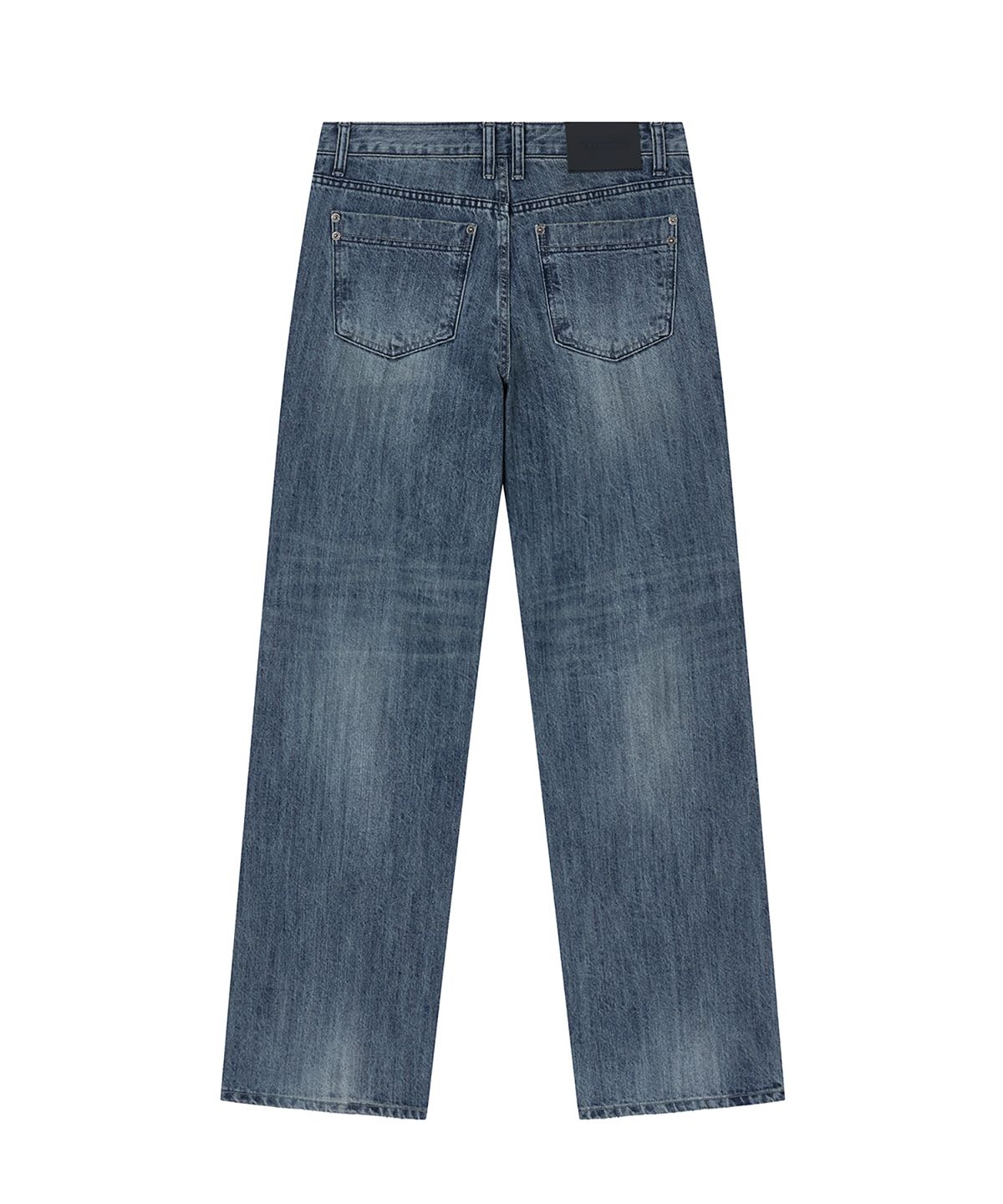 샌드릭(SANDRIC) LINE.02 straight denim_mid blue