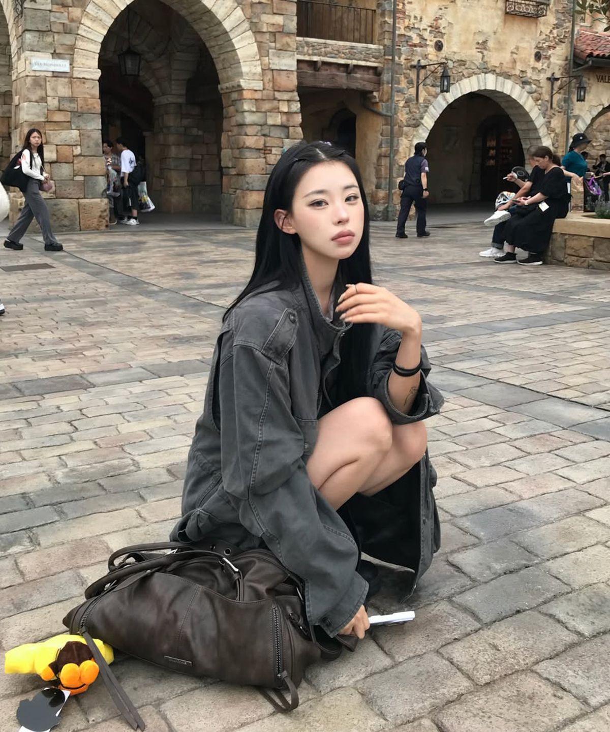 밈더워드로브(MIMTHEWARDROBE) 빈티지 워시드 필드 자켓_차콜