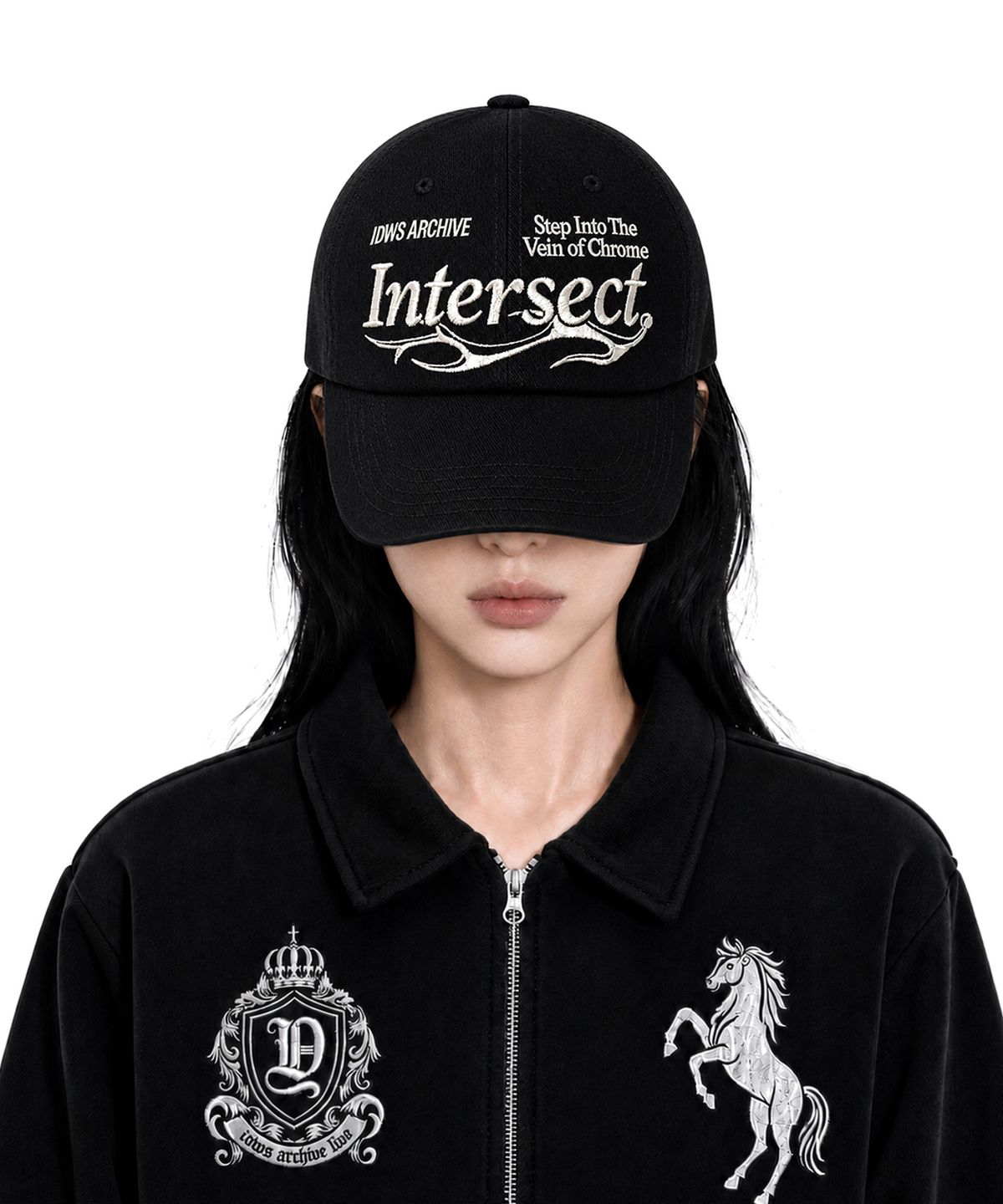 아이돈워너셀(IDWS) Intersect Maxi Cap Black