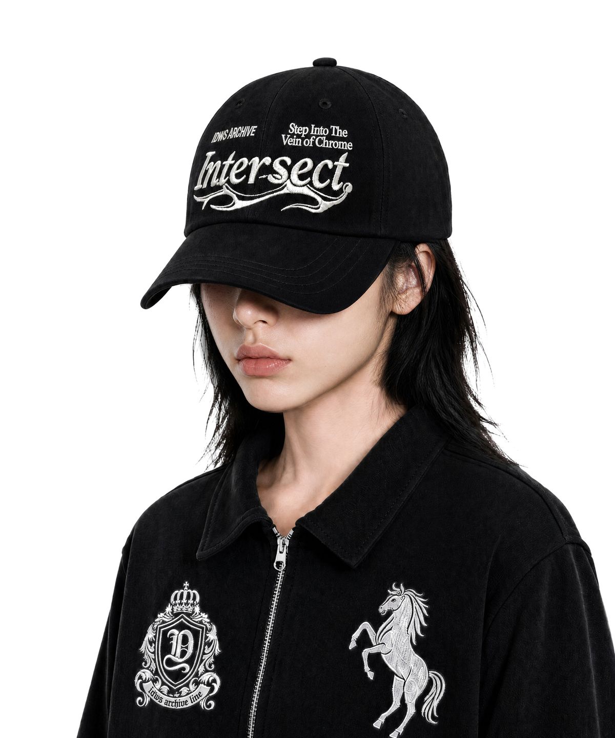 아이돈워너셀(IDWS) Intersect Maxi Cap Black