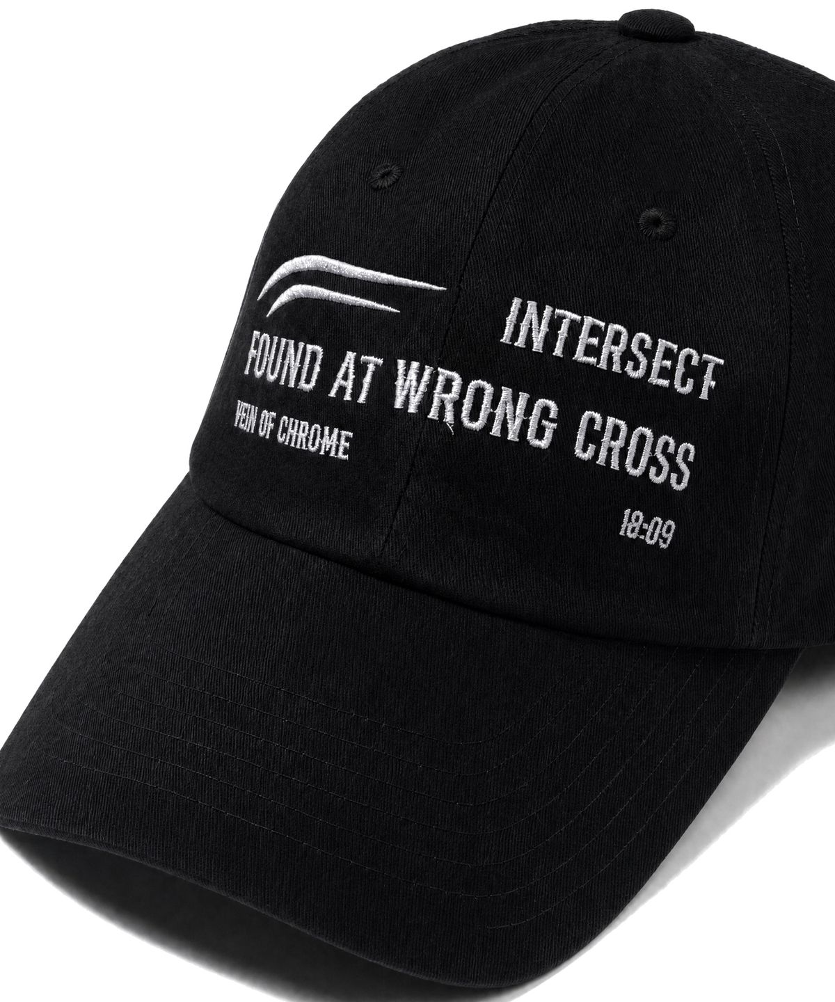 아이돈워너셀(IDWS) Wrong Cross Maxi Cap Black