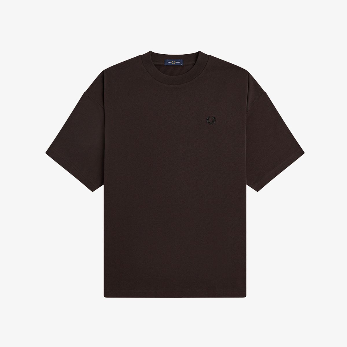 프레드페리(FRED PERRY) [Sport] 오버사이즈드 티셔츠 - 리치브라운 AFPM2G33481-33C