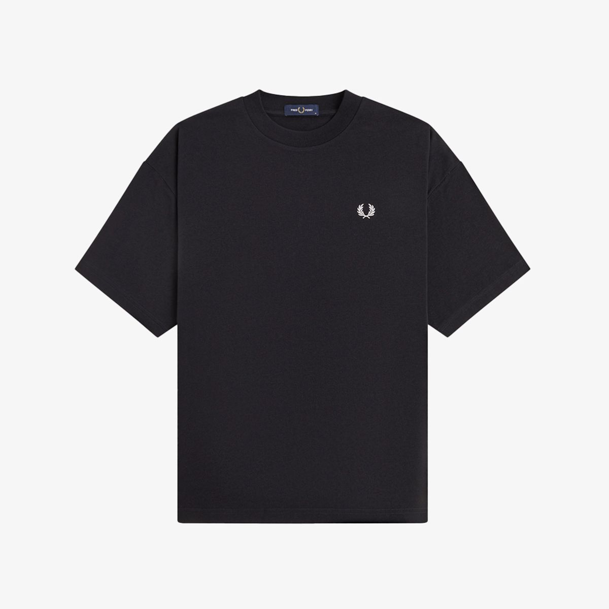 프레드페리(FRED PERRY) [Sport] 오버사이즈드 티셔츠 - 블랙 AFPM2G33481-102