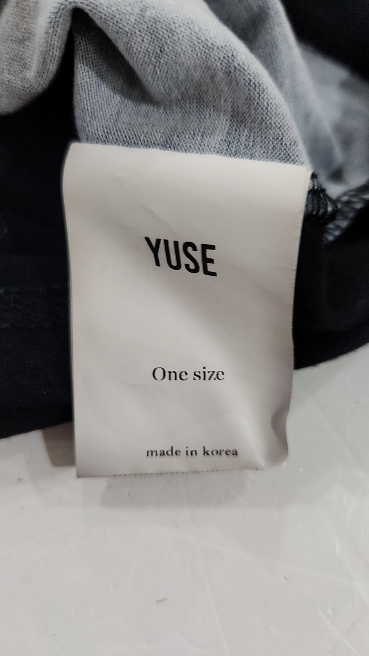 유즈(YUSE) 긴소매 티셔츠 ONESIZE