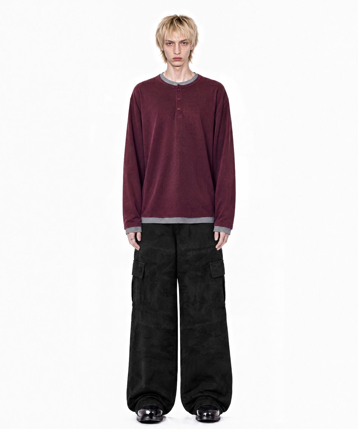 아이돈워너셀(IDWS) Troop Layered Cargo Pants Dark Multi