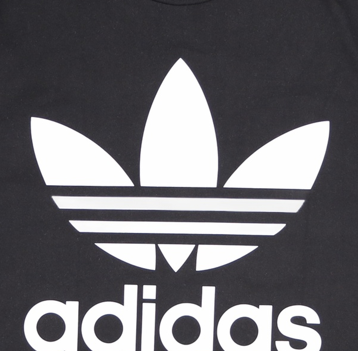 아디다스(ADIDAS) 오버사이즈 트레포일 티셔츠 - 블랙 / CW1211 XXXL