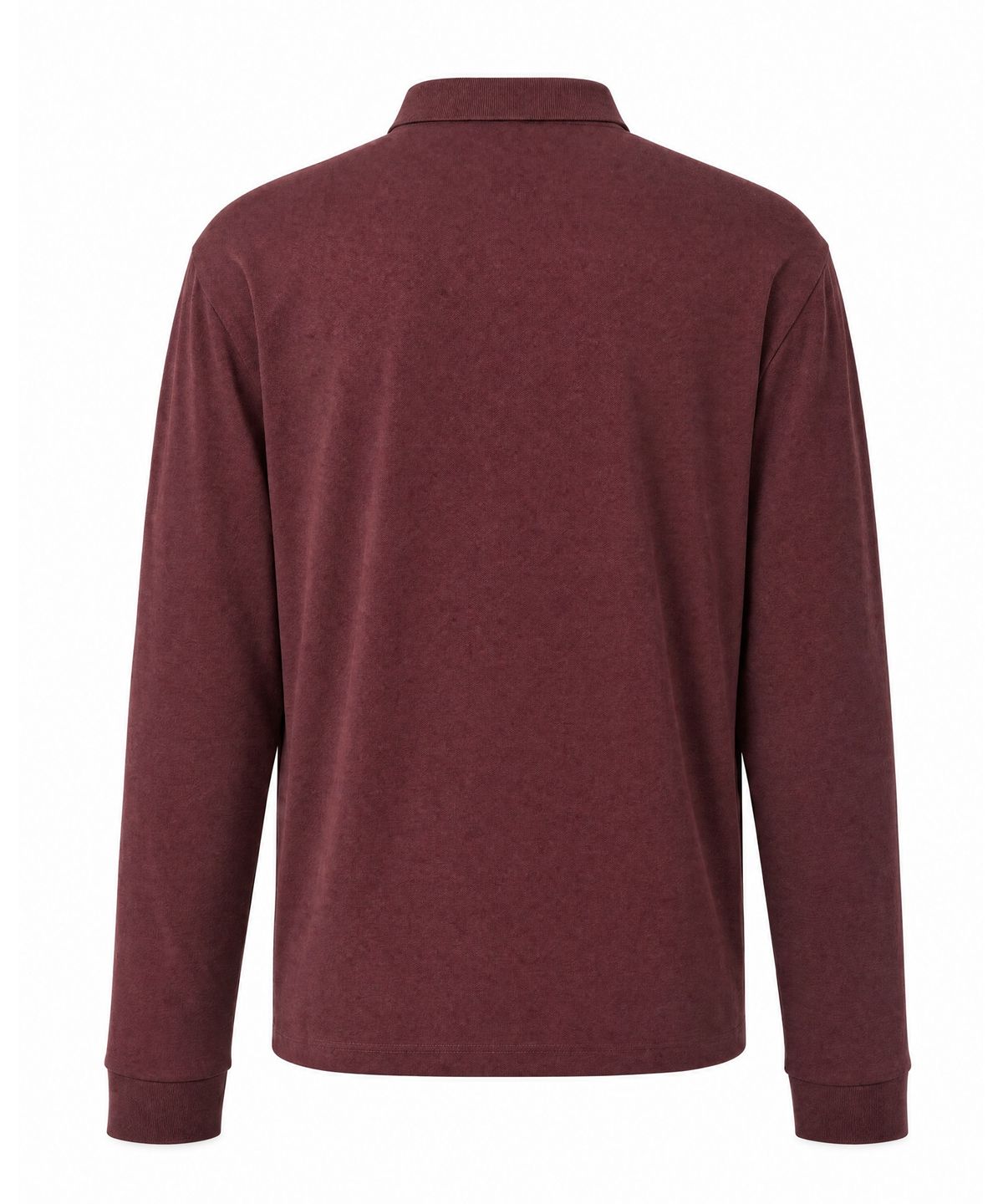 아이돈워너셀(IDWS) Star Ridge Long Sleeve Polo Shirt Burgundy