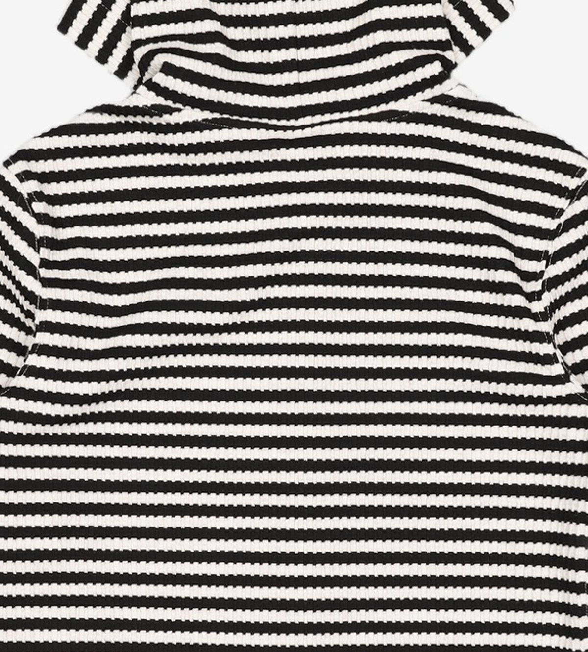 꼬모니노즈(COMONINOZ) W STRIPE CARDIGAN [BLACK] FREE