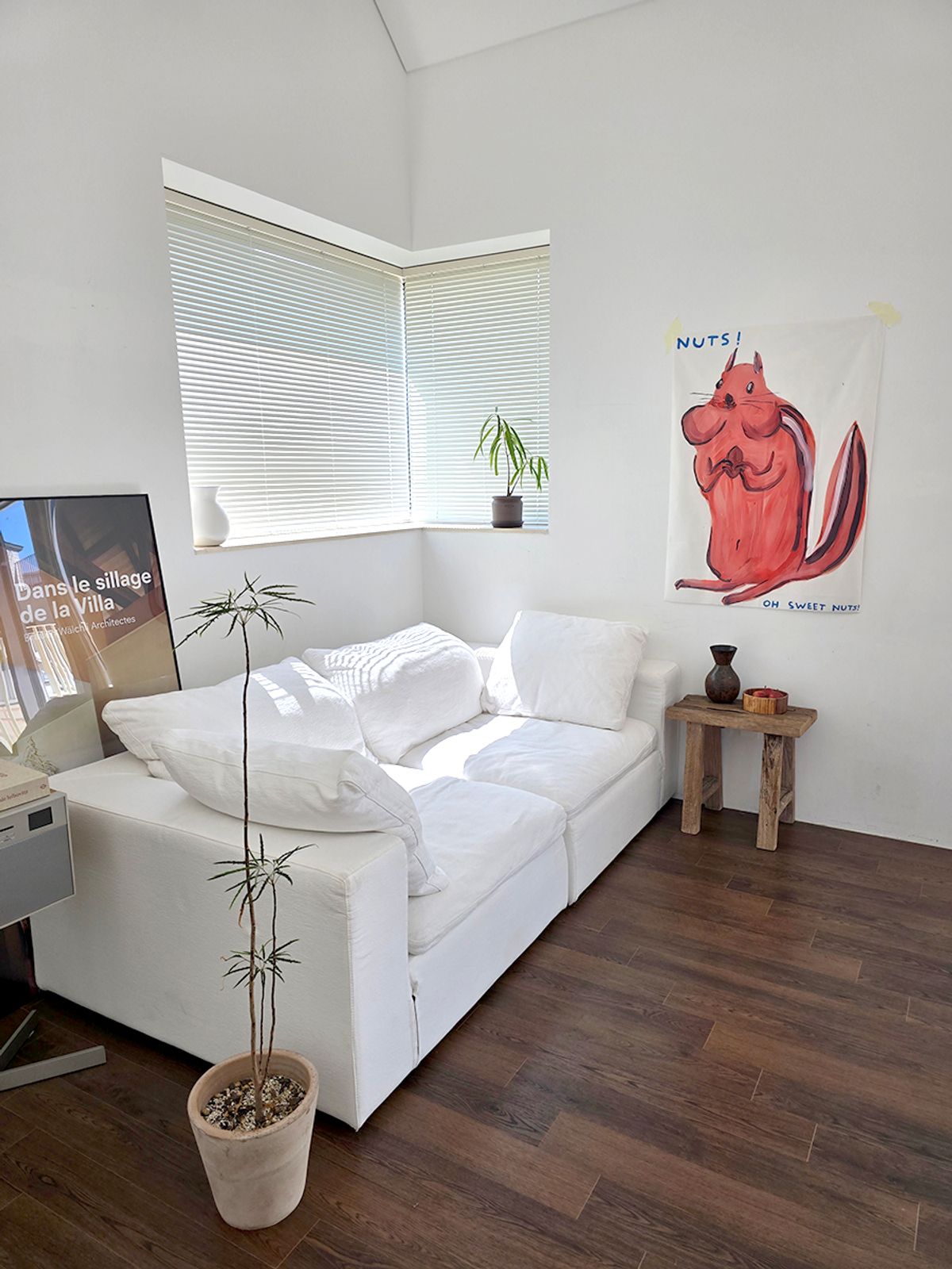 블랑쉬하우스(BLANCHE HOUSE) 블랑쉬 스위트 넛츠 Squirrel 아트 패브릭 포스터