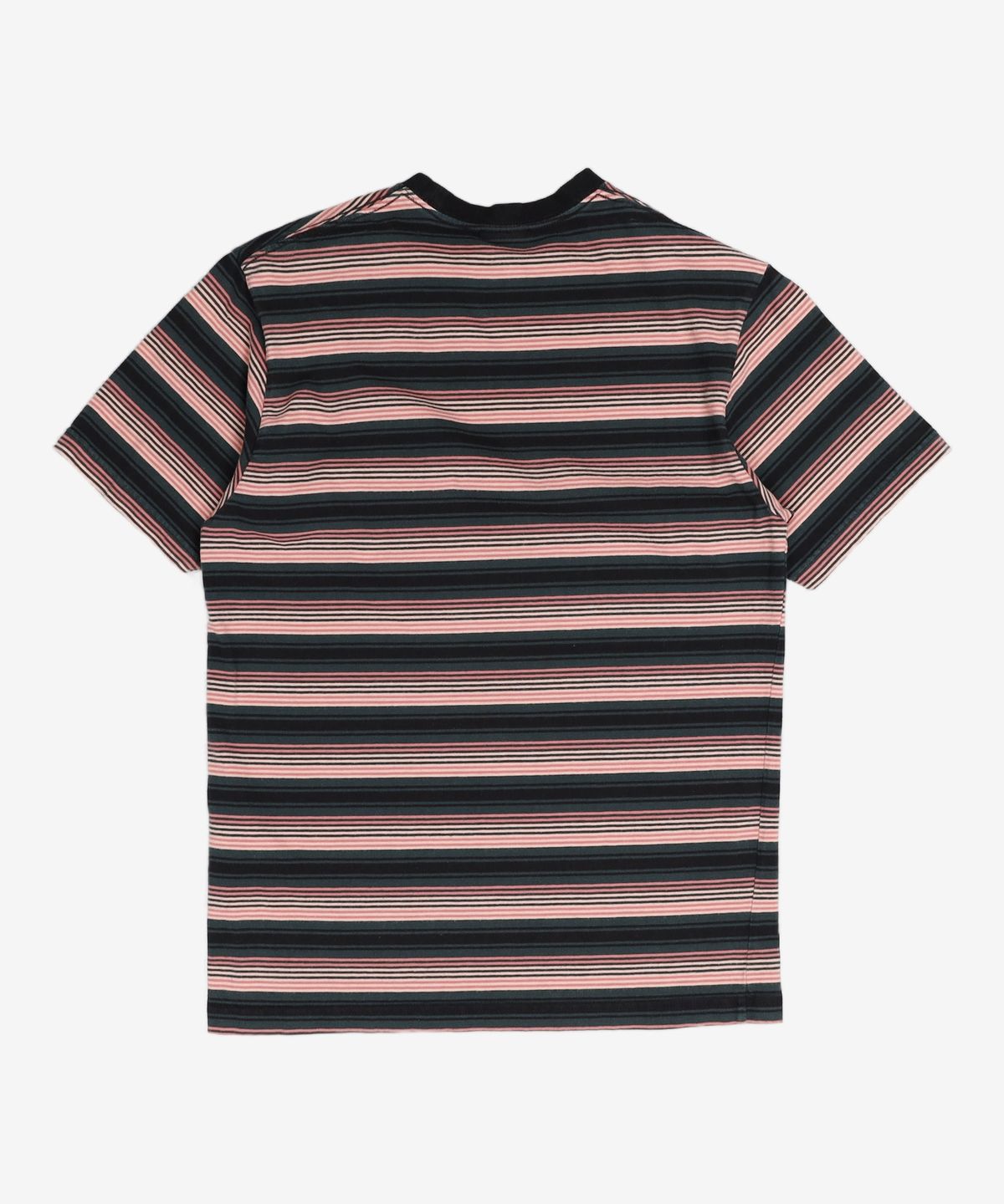 브라운브레스(BROWNBREATH) STRIPE TAG TEE - DARK GREEN S