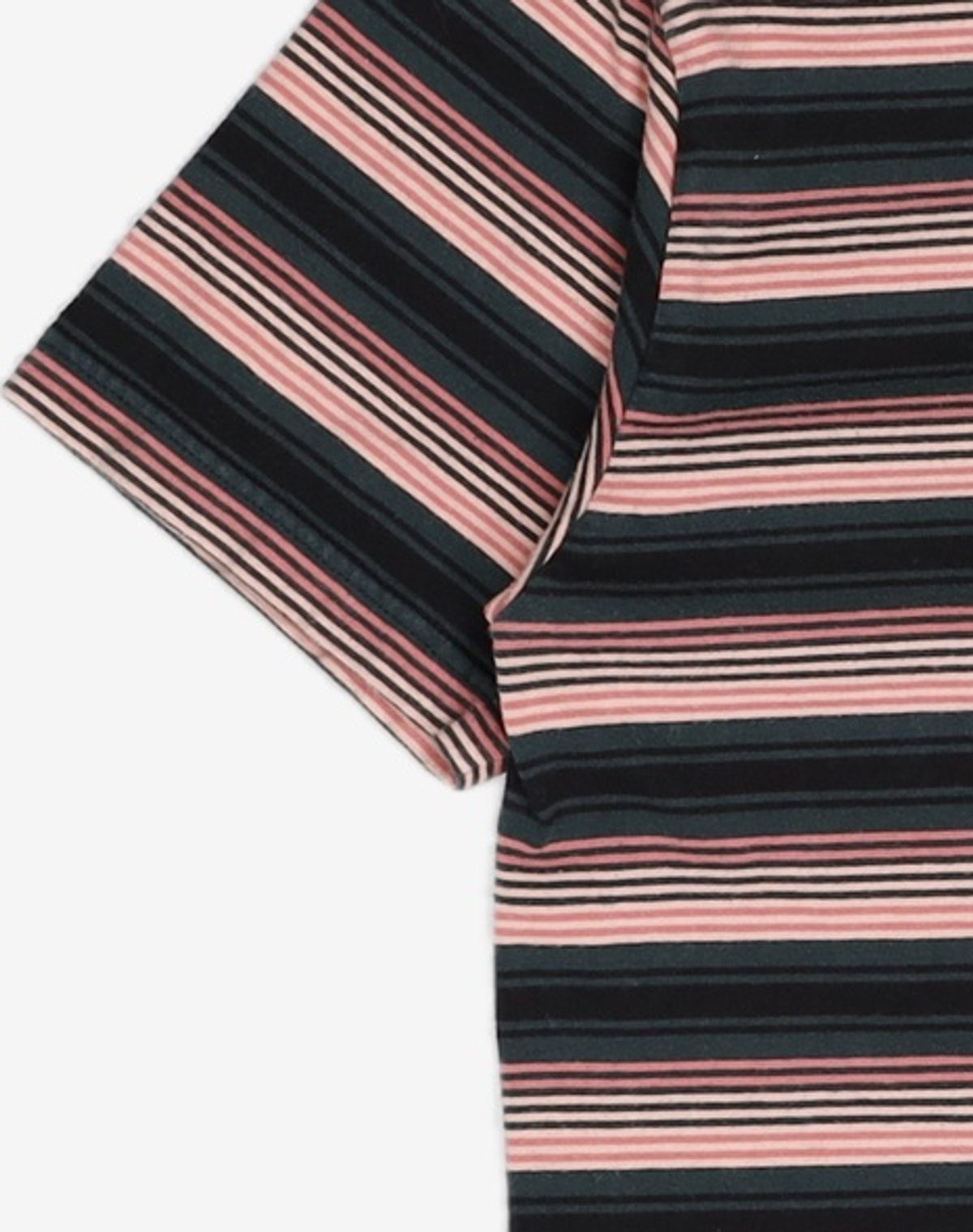 브라운브레스(BROWNBREATH) STRIPE TAG TEE - DARK GREEN S