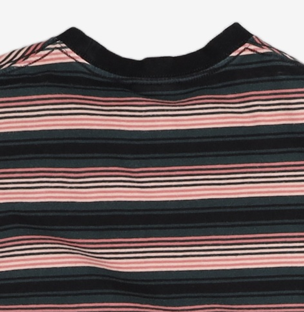 브라운브레스(BROWNBREATH) STRIPE TAG TEE - DARK GREEN S
