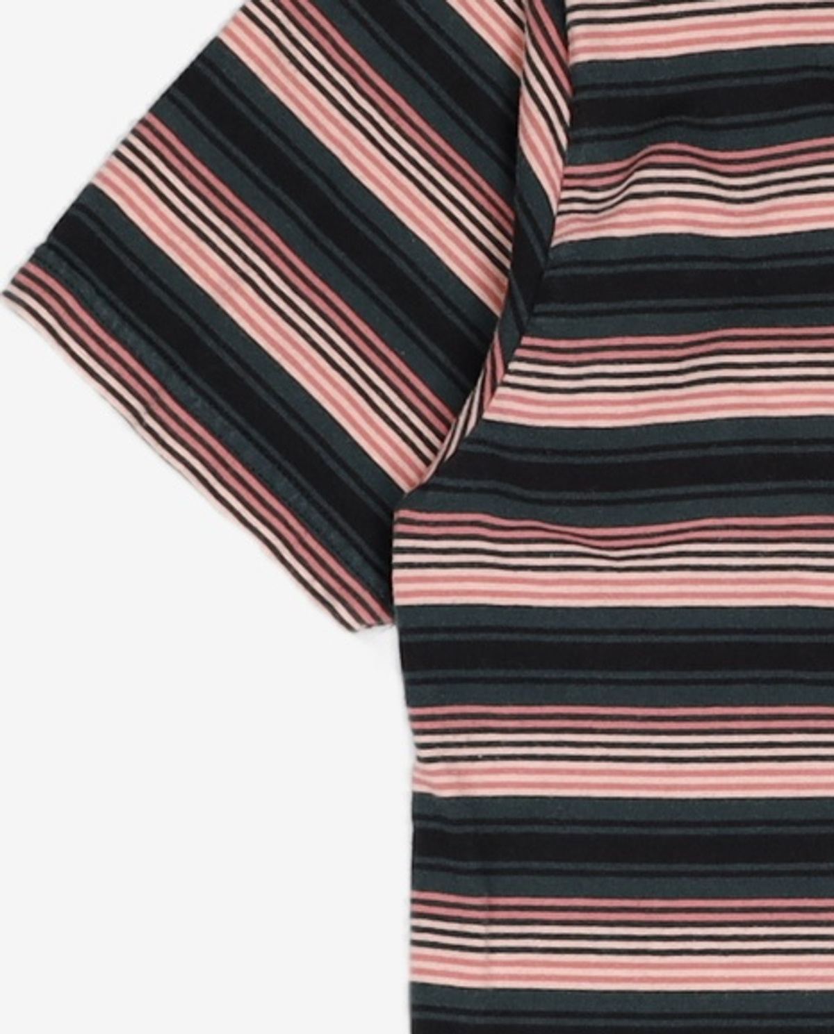 브라운브레스(BROWNBREATH) STRIPE TAG TEE - DARK GREEN S