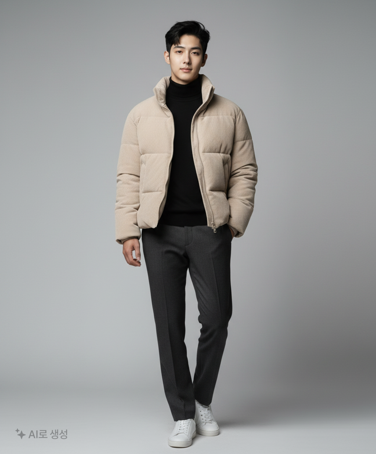 스파오(SPAO) 숏 패딩/숏 헤비 아우터 M
