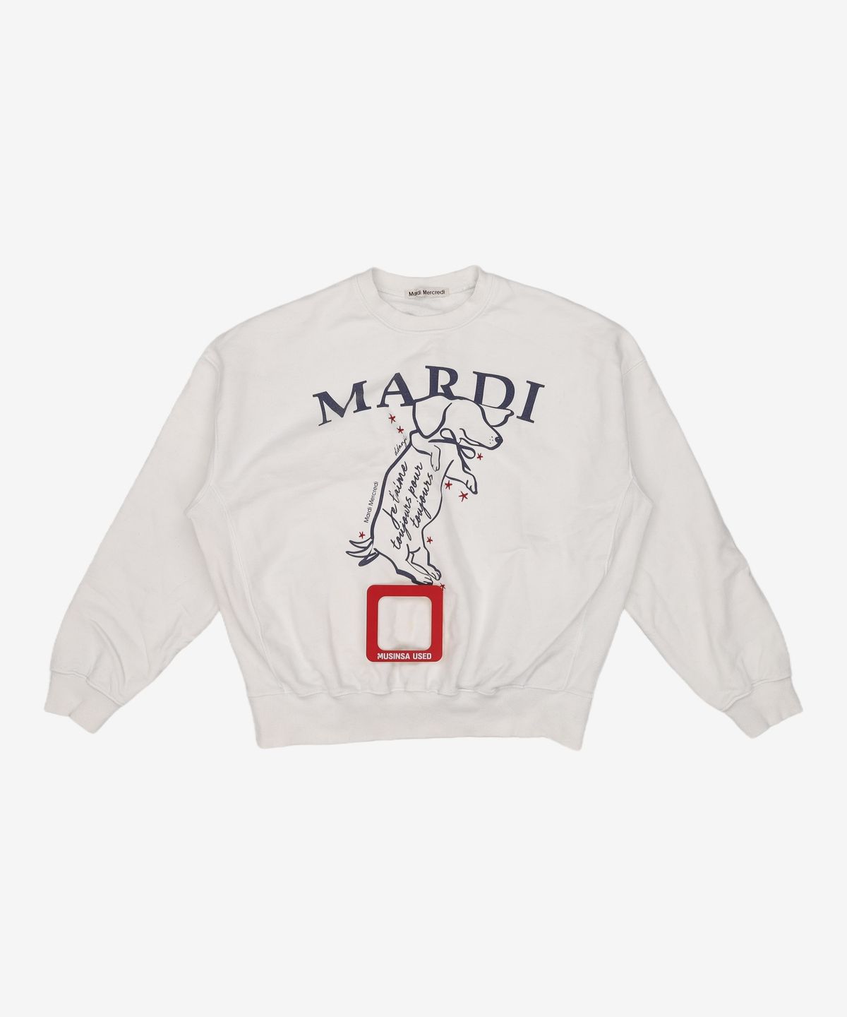 마르디 메크르디(MARDI MERCREDI) 맨투맨/스웨트셔츠 ONE