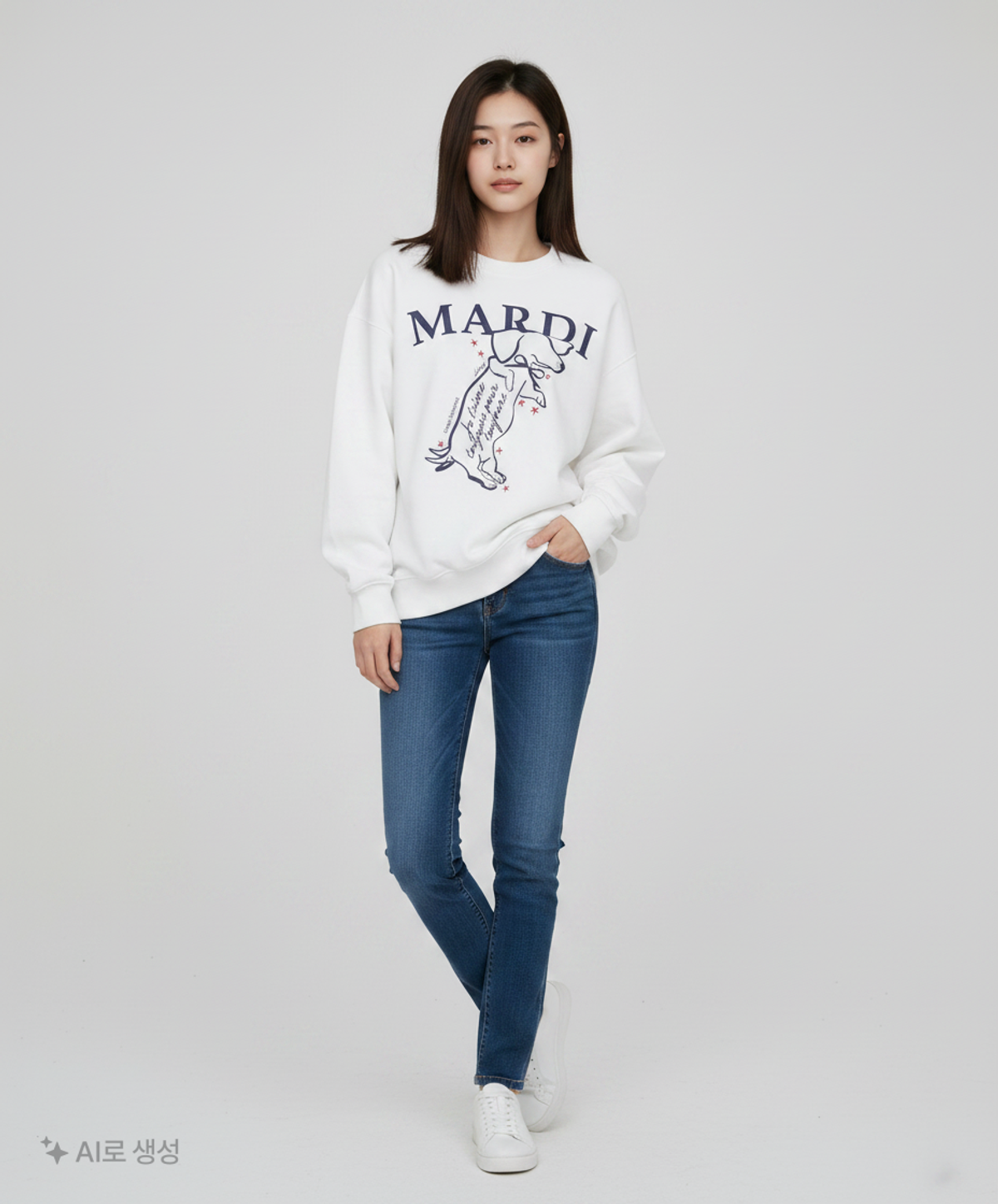 마르디 메크르디(MARDI MERCREDI) 맨투맨/스웨트셔츠 ONE