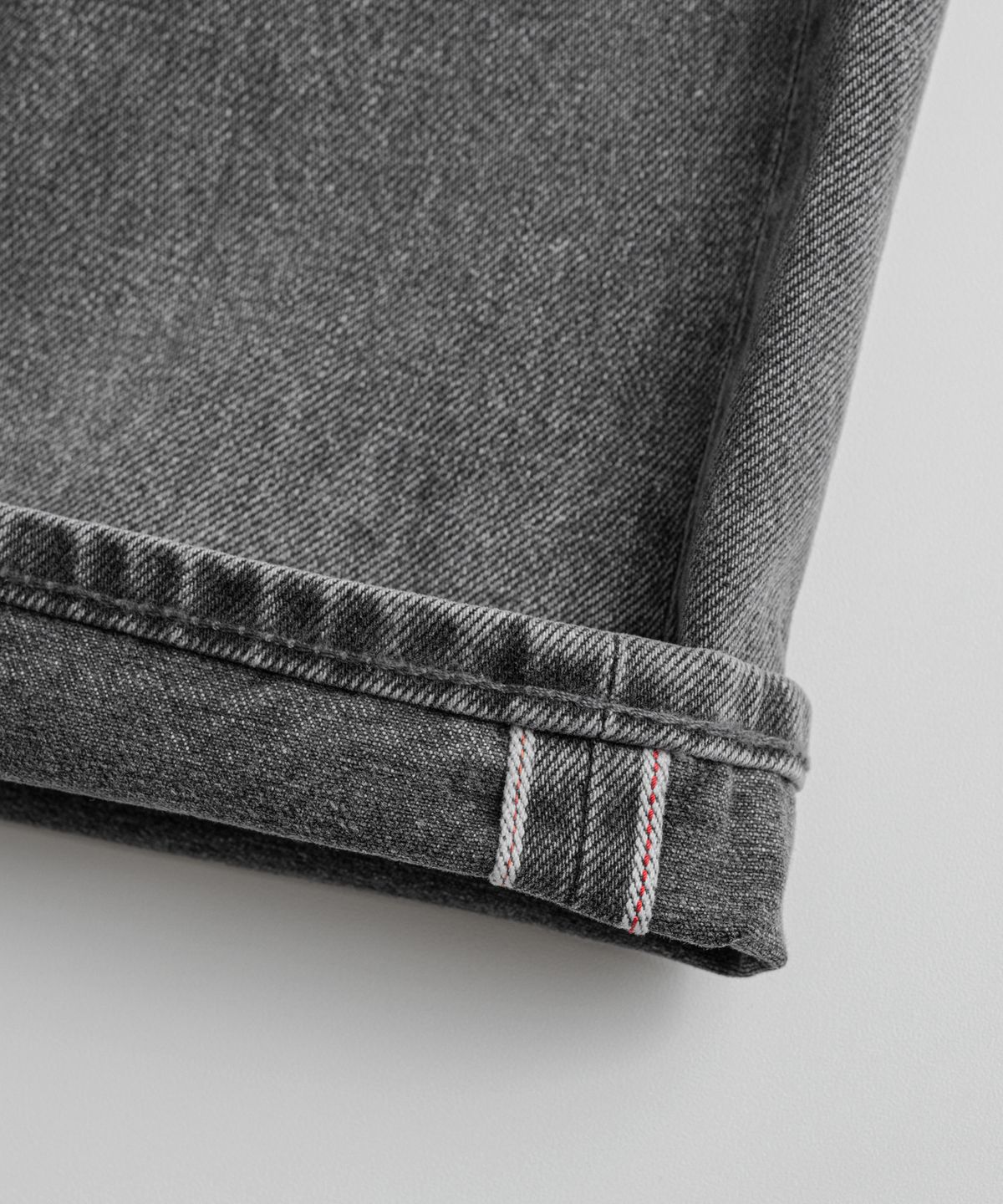 비헤비어(BEHEAVYER) 312R SELVEDGE DENIM PANTS charcoal