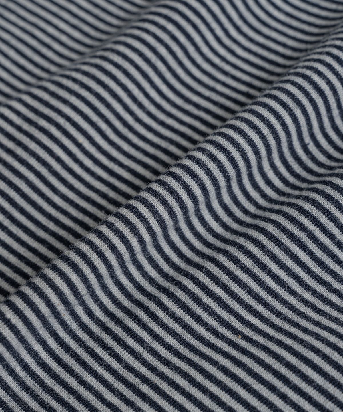 비헤비어(BEHEAVYER) BORDER L/S SHIRTS grey/navy