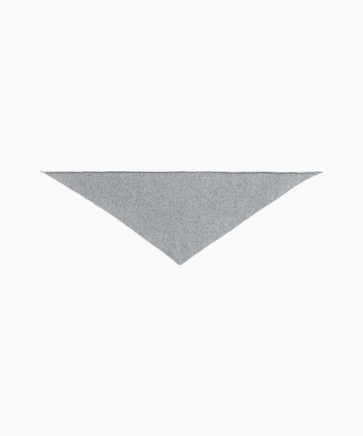 오헤시오(OHESHIO) SIGNATURE LABEL KNIT SCARF, GRAY