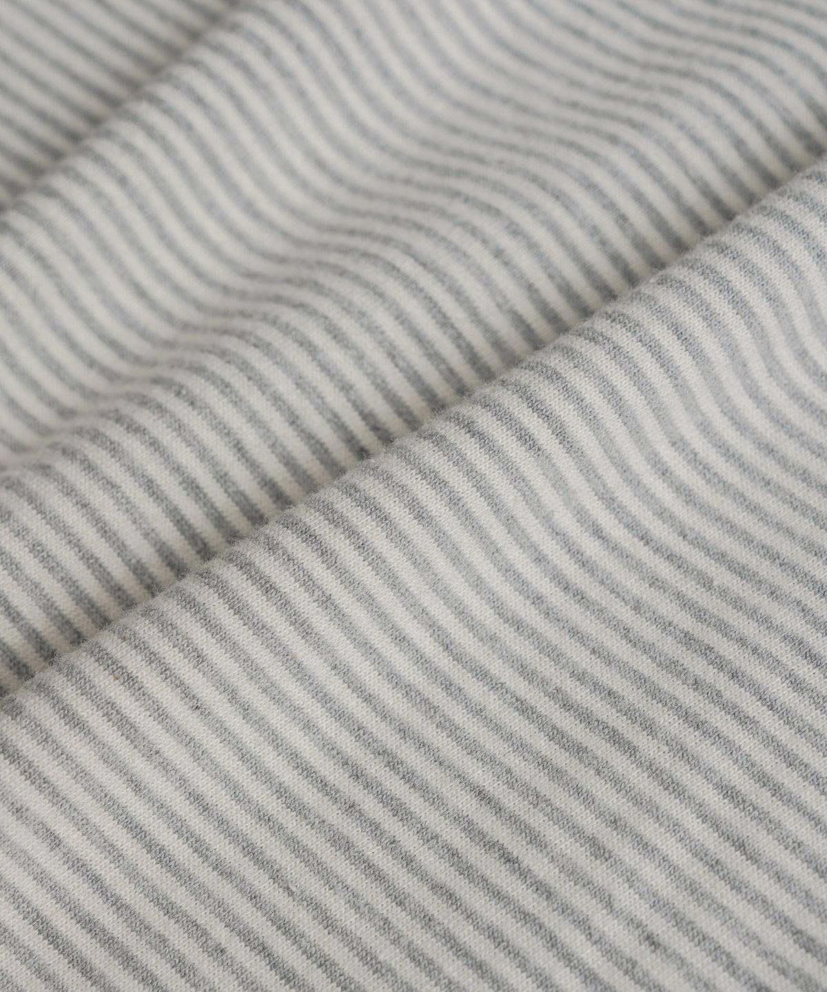 비헤비어(BEHEAVYER) BORDER L/S SHIRTS oatmeal/grey