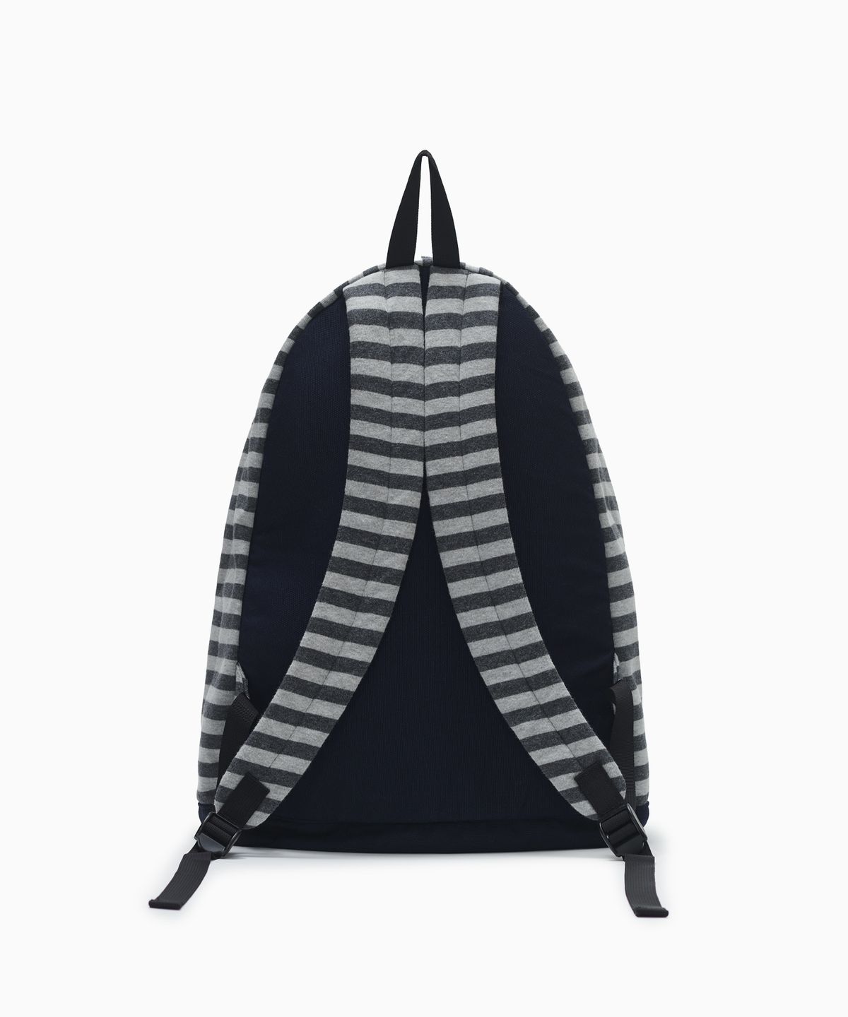 오헤시오(OHESHIO) JERSEY STRIPE BACKPACK, CHARCOAL