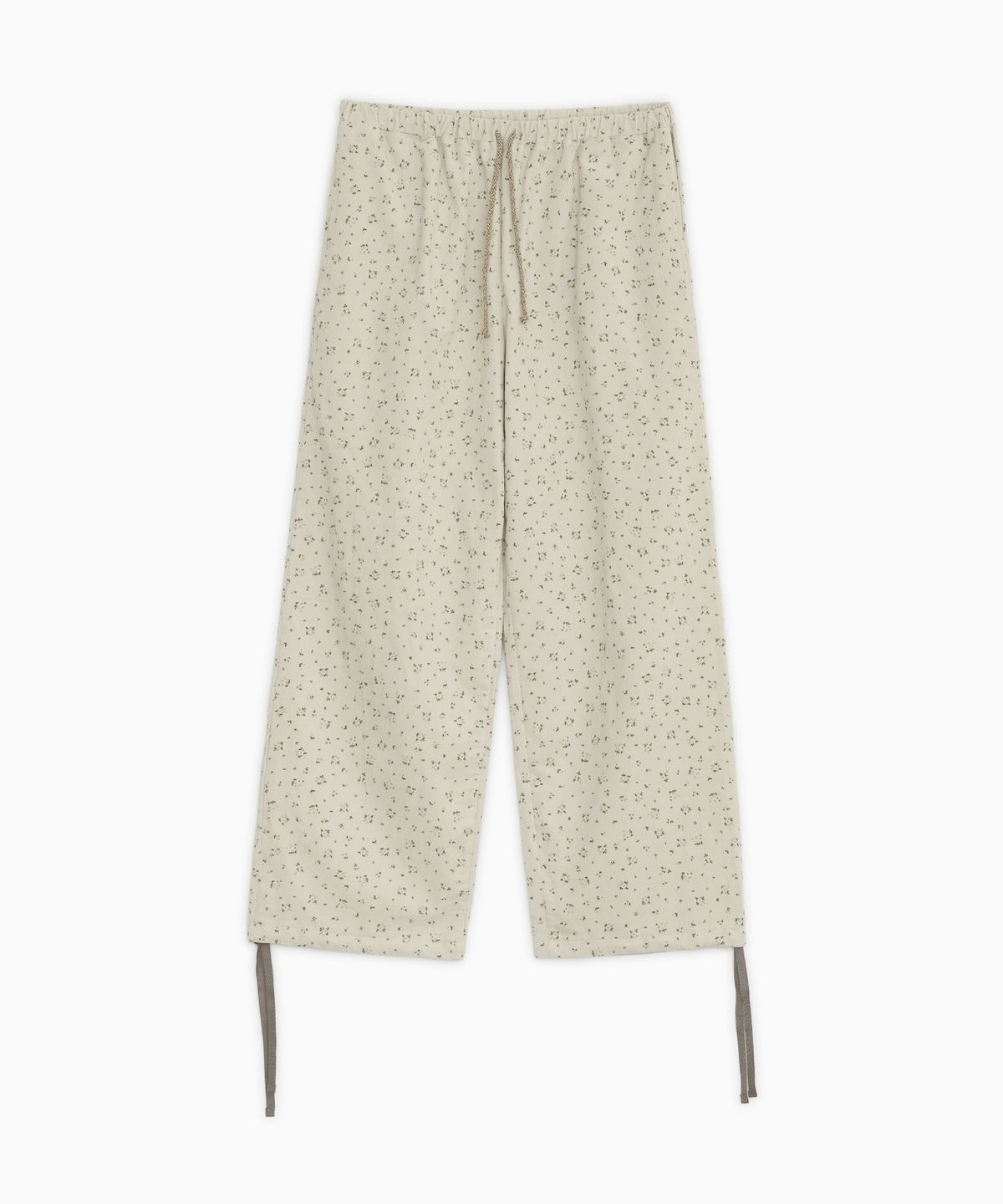 오헤시오(OHESHIO) FLORAL CORDUROY BANDING PANTS, CREAM
