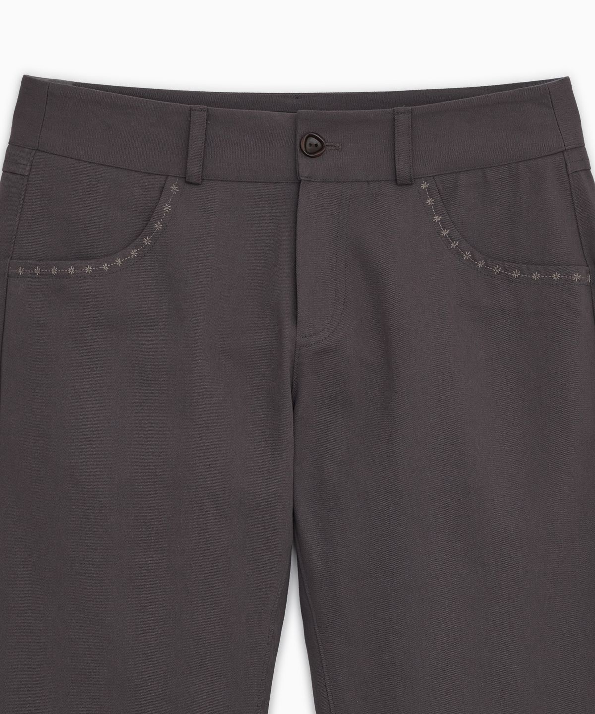 오헤시오(OHESHIO) EMBROIDERY POCKET BOOTCUT PANTS, PURPLE