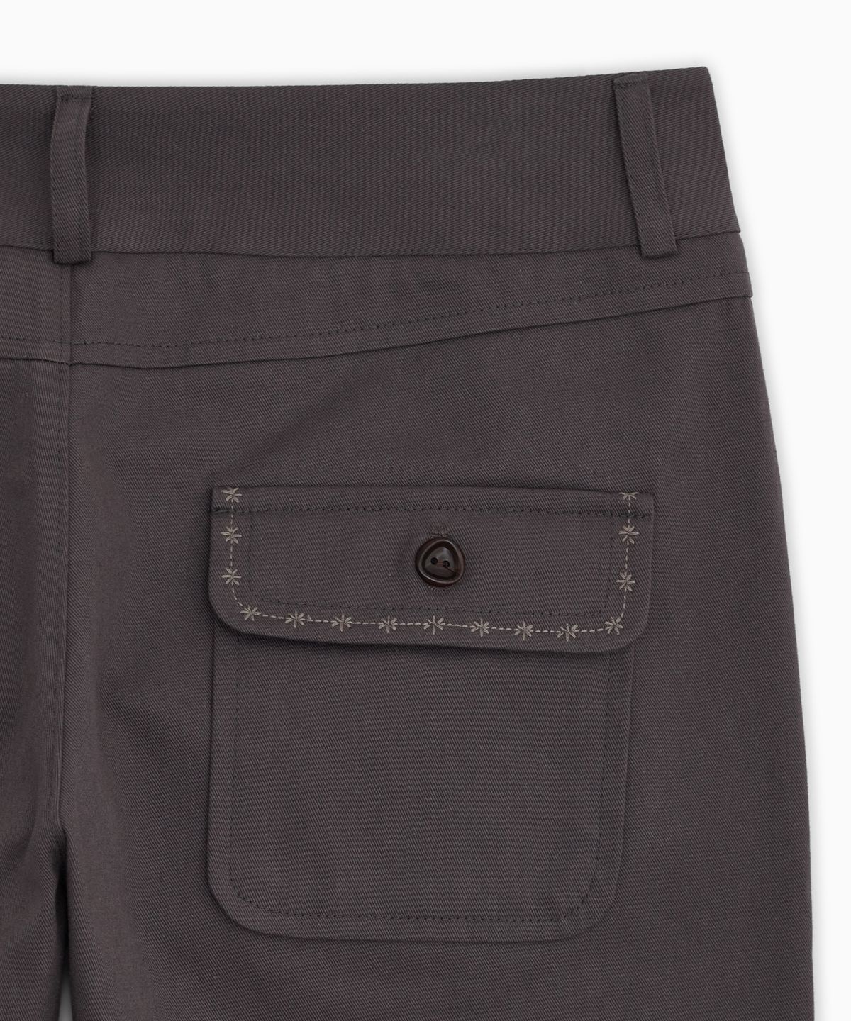 오헤시오(OHESHIO) EMBROIDERY POCKET BOOTCUT PANTS, PURPLE