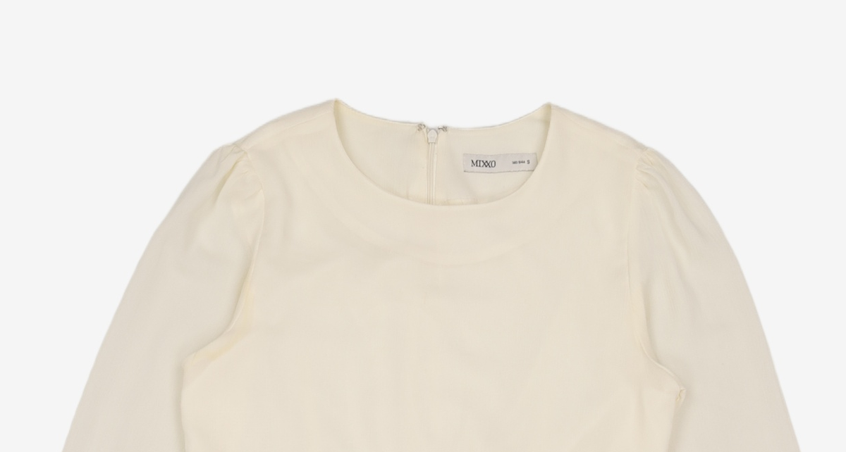 미쏘(MIXXO) 플리츠 미니 원피스 MIWOWB331G S