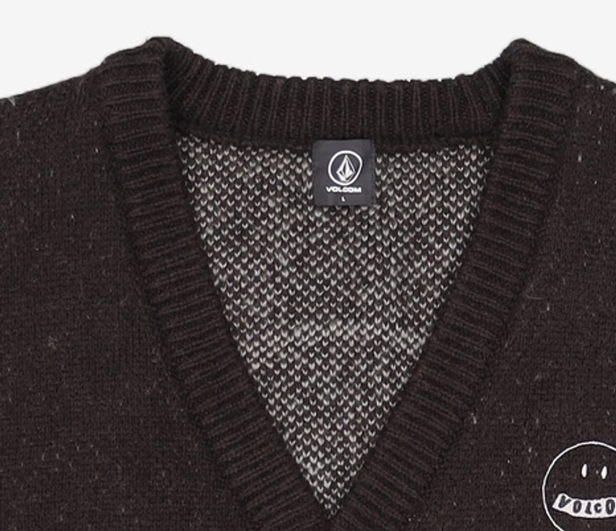 볼컴(VOLCOM) SMILE 오버핏 가디건(블랙) L