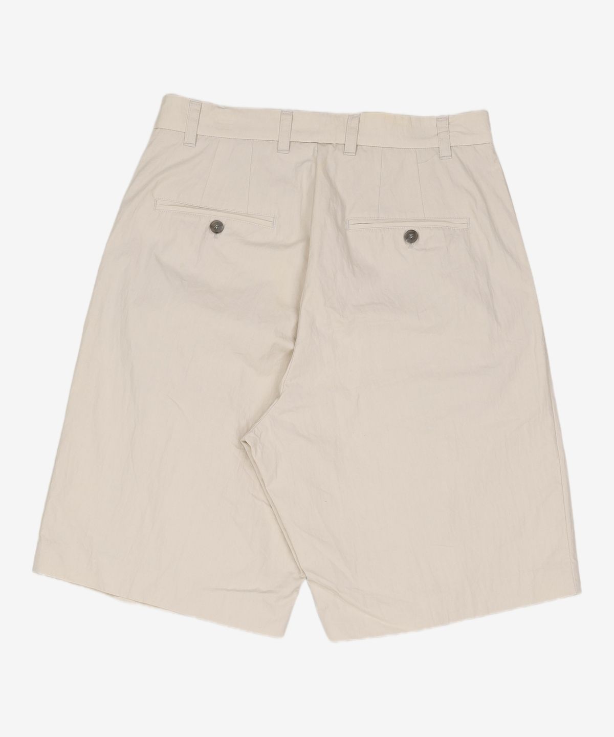 소신(SOCIN) Crease Cotton Bermuda Pants (Ivory) M
