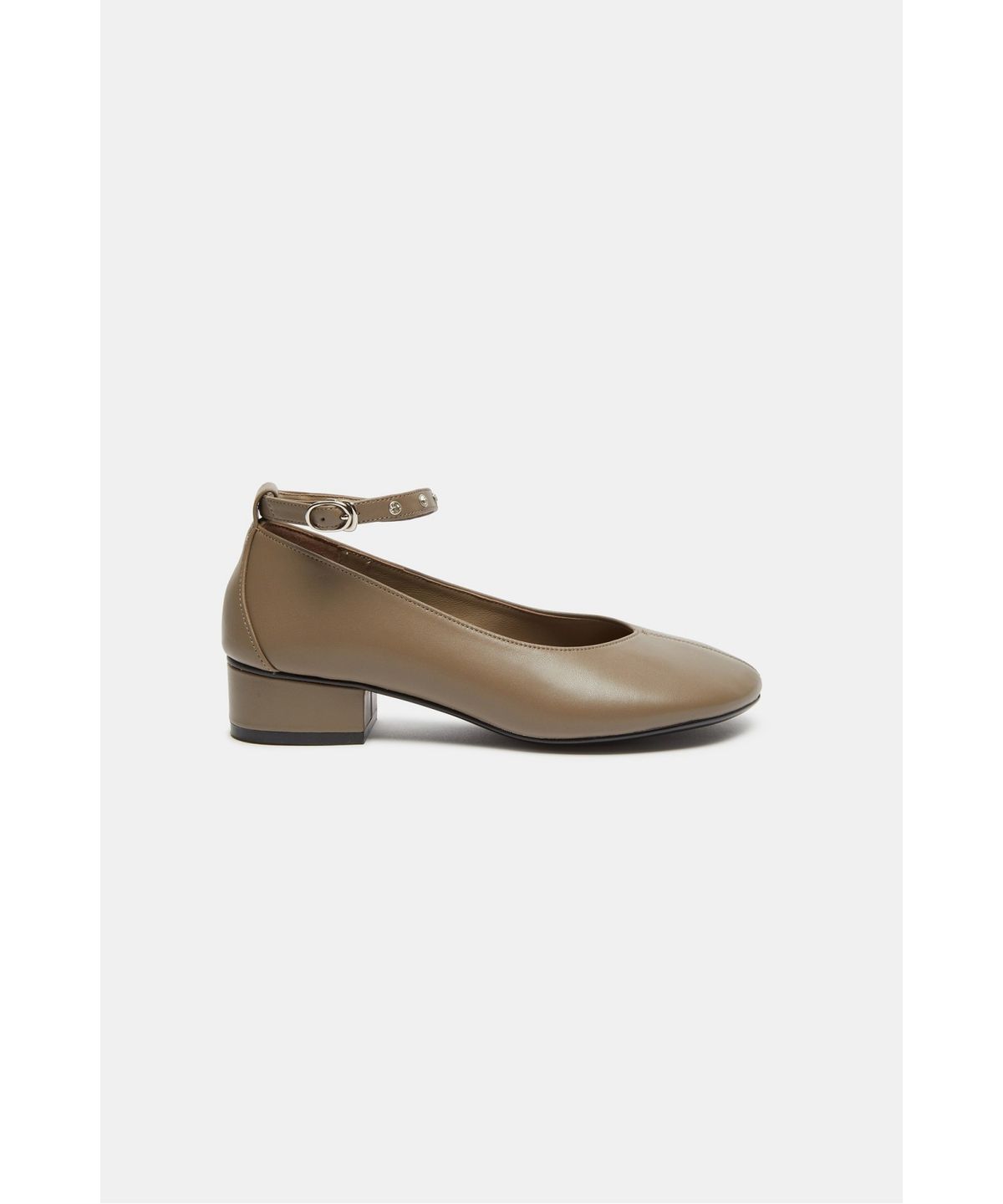 슈콤마보니(SUECOMMA BONNIE) Buckle strap flats(beige)_DG1DA26502BEE